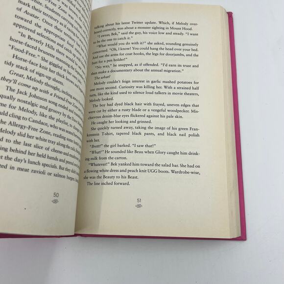 Monster High Book First Edition 2010 Hardcover Lisi Harrison Pink Cover Poppy - Picture 5 of 8